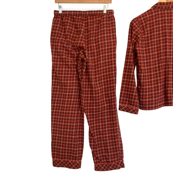 MADEWELL Flannel Bedtime Pajama Set Plaid in Reywood - Picture 12 of 14